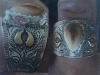 elk ivory sterling silver ring