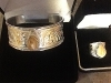 elk ivory sterling silver bracelet and ring
