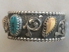 elk ivory sterling silver bracelet