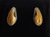 elk ivory sterling silver earrings